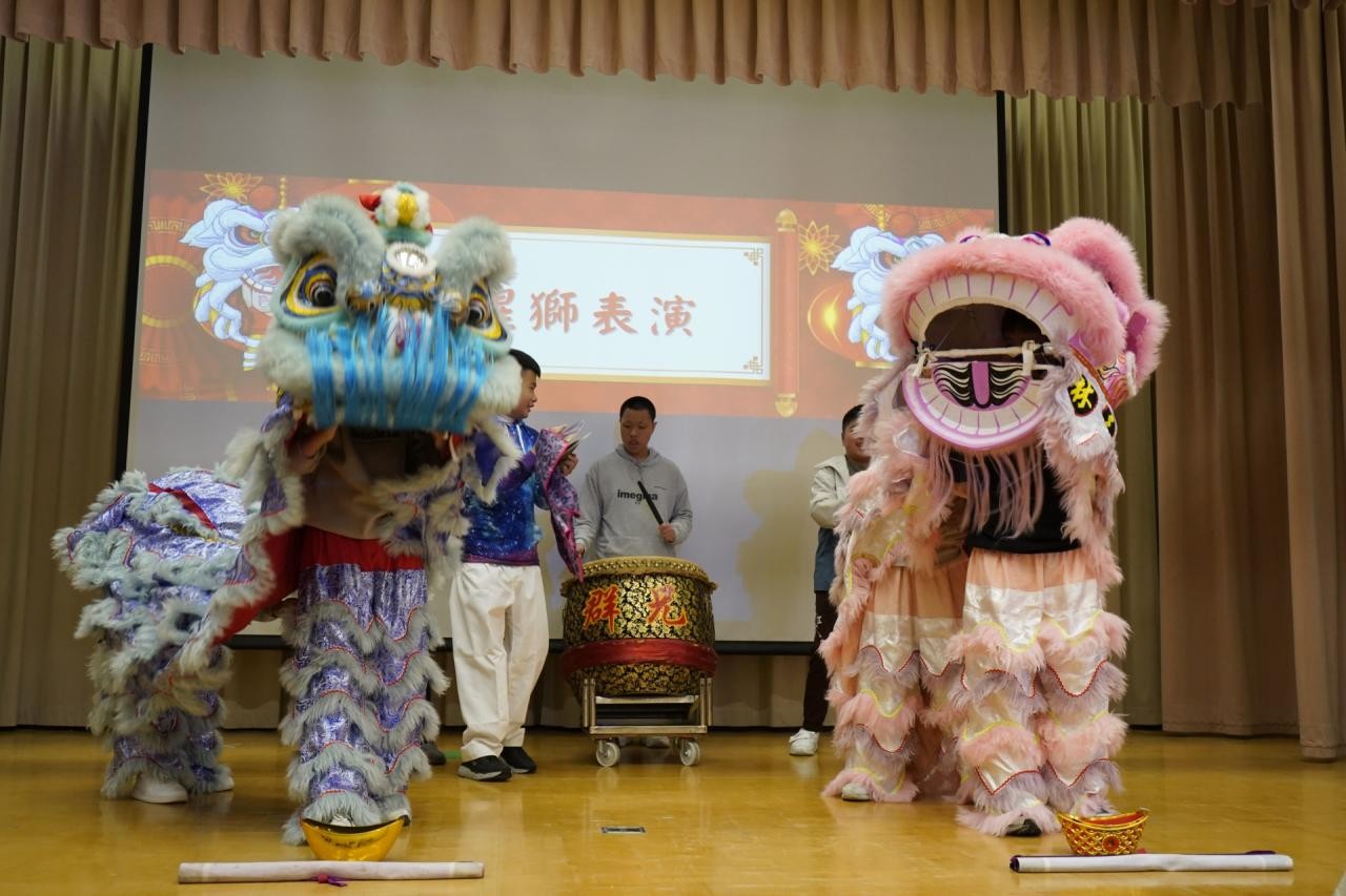 醒獅隊新年表演